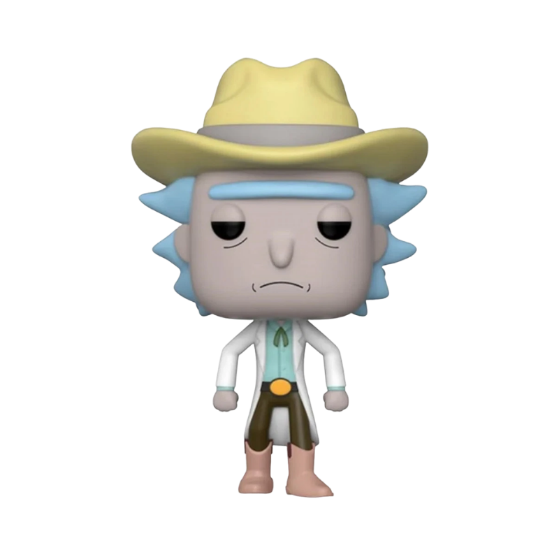 Western Rick Funko Pop! #363 2018 Summer Convention Exclusive stock photo out-of-box from Rick and Morty