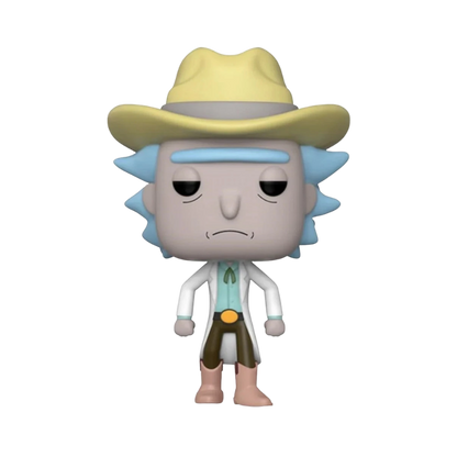 Western Rick Funko Pop! #363 2018 Summer Convention Exclusive stock photo out-of-box from Rick and Morty