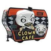 Art with Clown Cafe Funko Pop! Rides #149 stock photo out-of-box from Terrifier 2