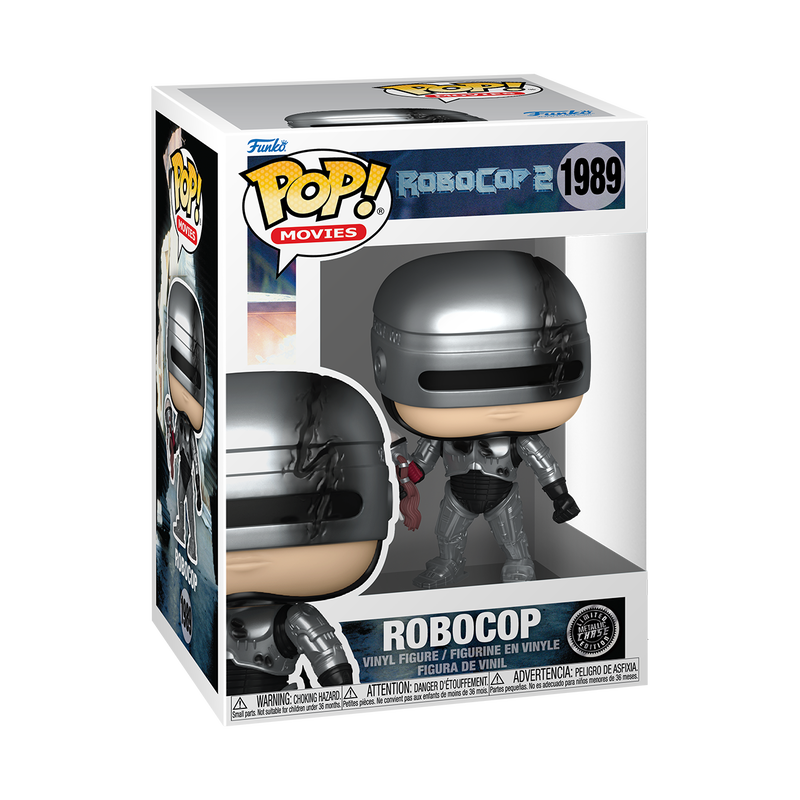 Funko Pop! RoboCop 2 – RoboCop #1989 Metallic Chase – Surplus Hive