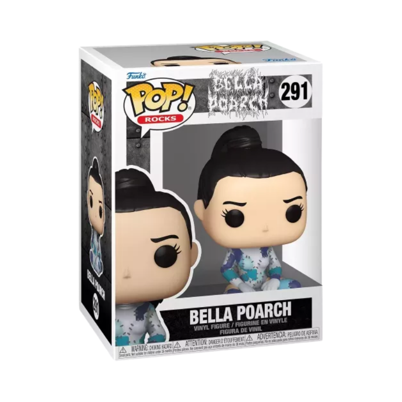 Bella Poarch in Patchwork Outfit Funko Pop! #291 stock photo in-box from Pop! Rocks