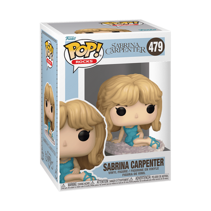 Sabrina Carpenter in Nightgown Funko Pop! #479 stock photo in-box from Rocks