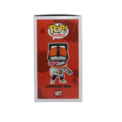 Ryan Colt Levy Signed Chainsaw Man Chase Funko Pop Figure Left Side