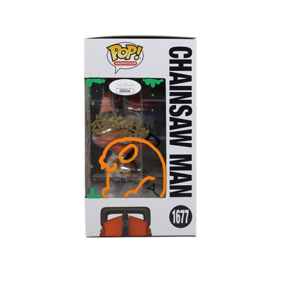 Ryan Colt Levy Signed Chainsaw Man Chase Funko Pop Figure Right Side