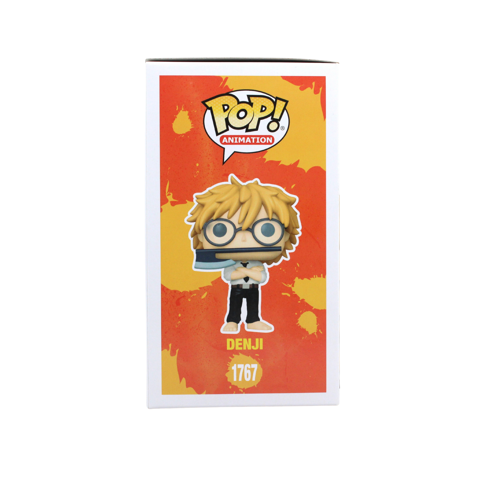 Ryan Colt Levy Signed Chainsaw Man Denji Funko Exclusive Funko Pop Figure Left Side