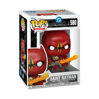 Funko Pop! DC Tales from the Dark Multiverse Saint Batman #580 Funko Pop box packaging front view