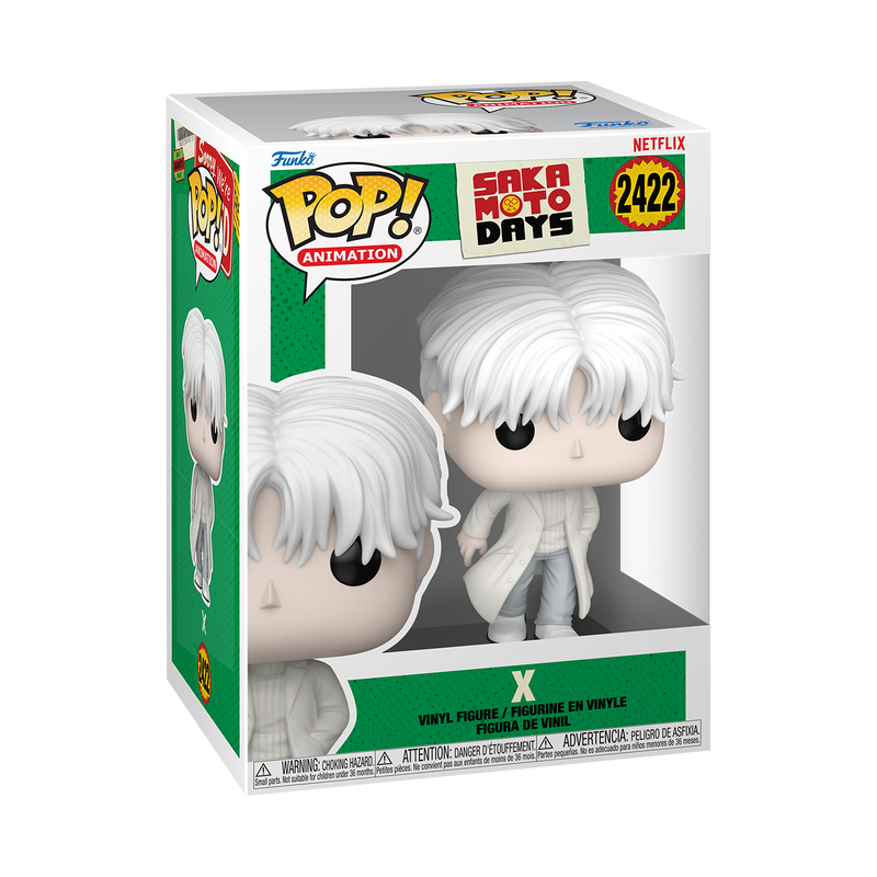 X Slur Funko Pop! #2422 stock photo in-box from Sakamoto Days