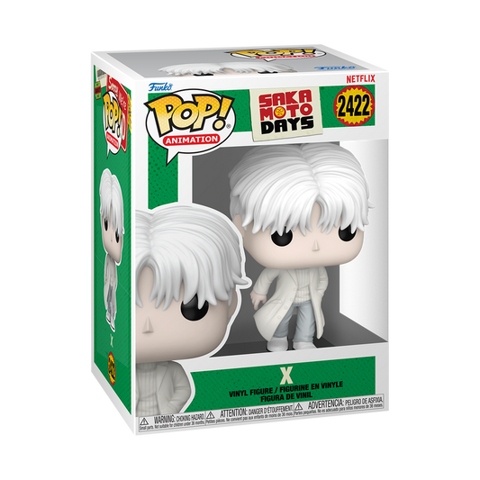 X Slur Funko Pop! #2422 stock photo in-box from Sakamoto Days