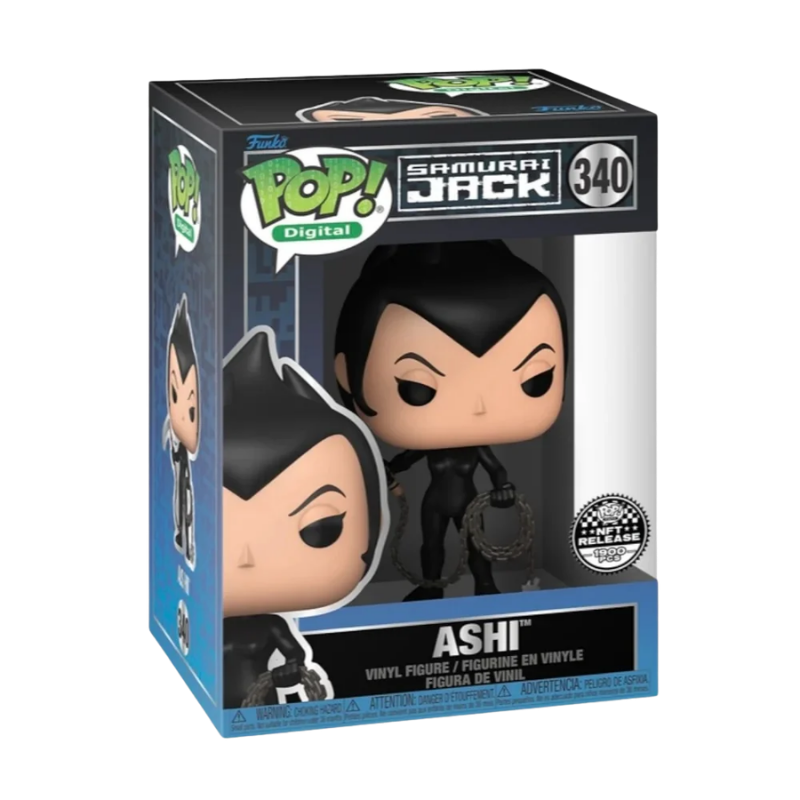 Ashi Funko Pop! #340 NFT Release 1900 Pcs stock photo in-box from Samurai Jack