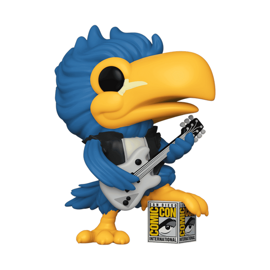 San Diego Comic Con 2022 Rocker Toucan Funko Pop Figure Holding Guitar