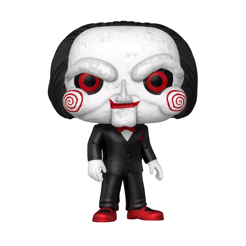 Funko Pop! Saw Billy the Puppet #1823 Hot Topic Scare Fair 2025 exclusive figure shown outside the packaging