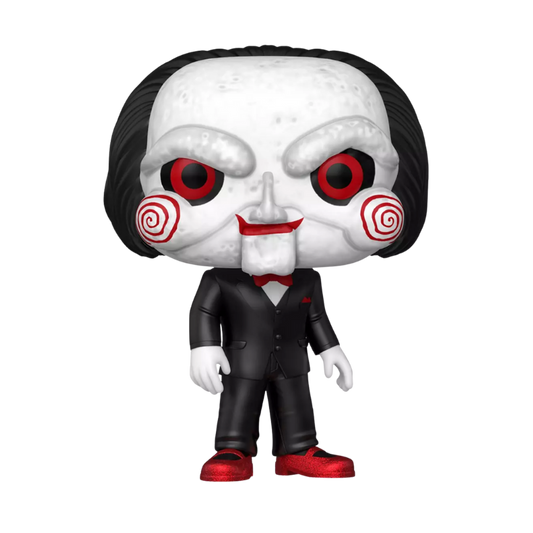 Funko Pop! Saw Billy the Puppet #1823 Hot Topic Scare Fair 2025 exclusive figure shown outside the packaging