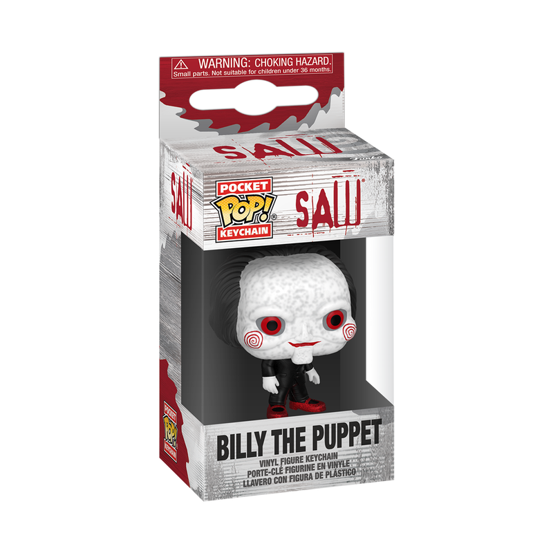 Billy the Puppet Funko Pop! Keychain stock photo in-box Saw