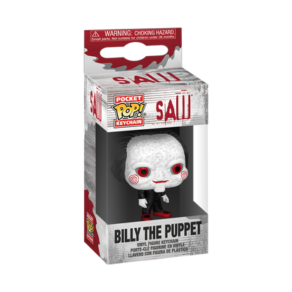 Billy the Puppet Funko Pop! Keychain stock photo in-box Saw