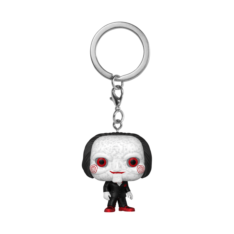Billy the Puppet Funko Pop! Keychain stock photo out-of-box Saw