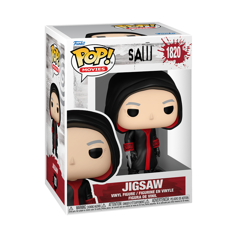 Jigsaw Funko Pop! #1820 stock photo in-box from Saw