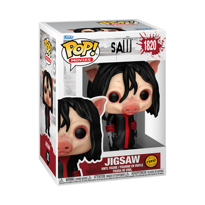 Saw Jigsaw Chase Funko Pop Packaging
