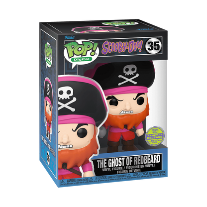 The Ghost of Redbeard Funko Pop! #35 NFT Release 1550 Pcs stock photo in-box from Scooby-Doo