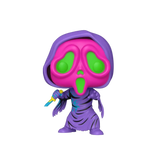 Ghost Face Funko Pop! #1607 Black Light Entertainment Earth Exclusive stock photo out-of-box Scream
