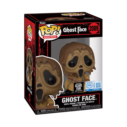Stock photo of Scream Funko Pop! Ghost Face #2089 Hot Topic Scare Fair 2026 Exclusive in box.