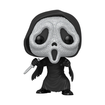 Ghost Face Bling Mask Funko Pop! #2168 Glitter stock photo out-of-box from Scream