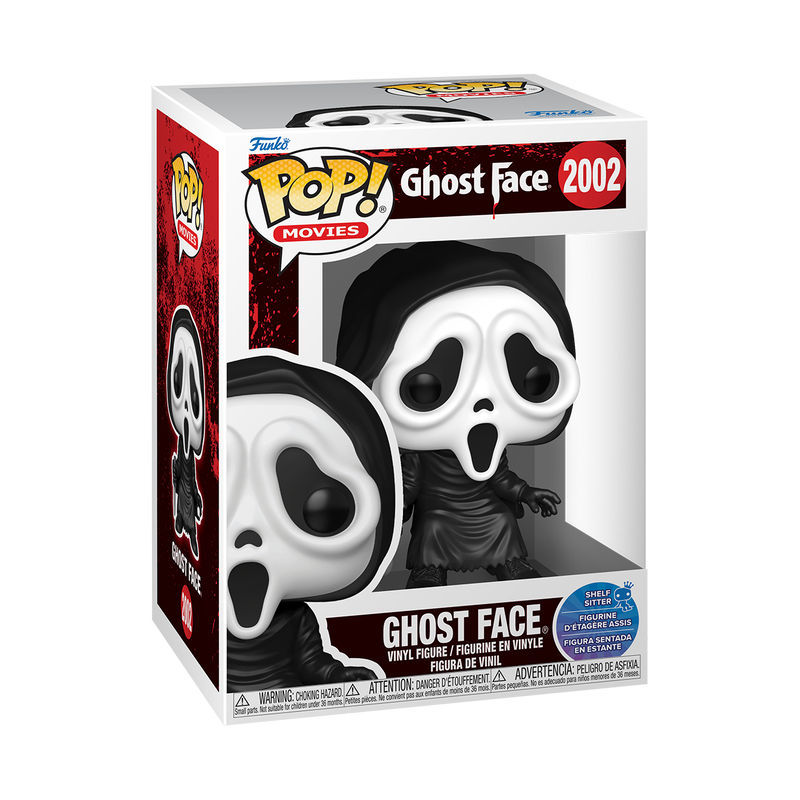 Ghost Face (Shelf Sitter) Funko Pop! #2002 stock photo in-box from Scream