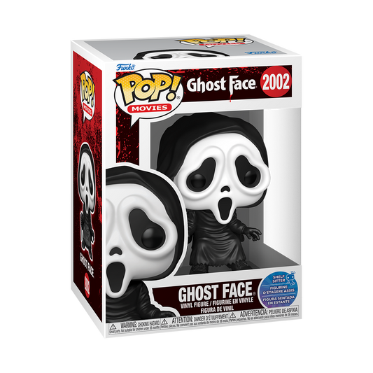 Ghost Face (Shelf Sitter) Funko Pop! #2002 stock photo in-box from Scream