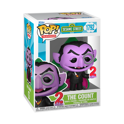 The Count Funko Pop! #1792 in box packaging from Sesame Street