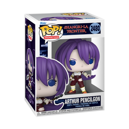 Arthur Pencilgon Funko Pop! #2480 stock photo in-box from Shangri-La Frontier