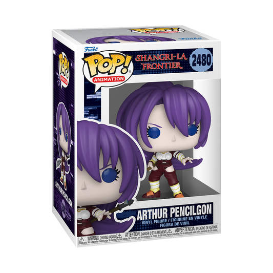 Arthur Pencilgon Funko Pop! #2480 stock photo in-box from Shangri-La Frontier