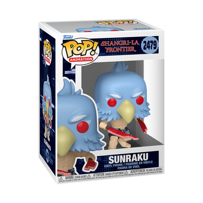 Sunraku Funko Pop! #2479 stock photo in-box from Shangri-La Frontier