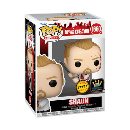 Shaun of the Dead Shaun Bloody Chase Funko Pop Packaging