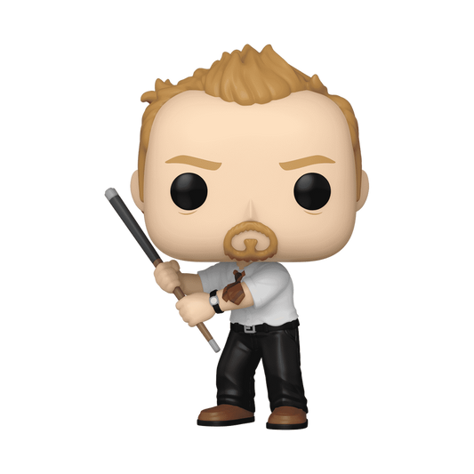 Shaun Of The Dead Shaun Funko Pop Figure Holding Pool Cue