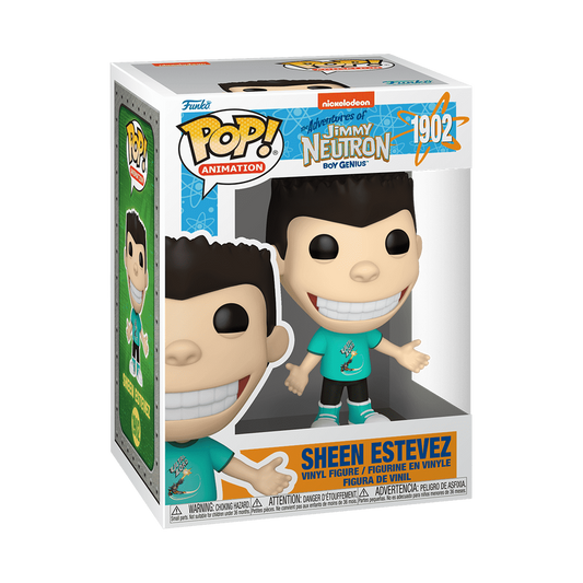 Funko Pop! Jimmy Neutron Sheen Estevez #1902 Funko Pop box packaging front view