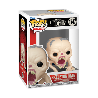 Funko Pop! IT Welcome to Derry Skeleton Man #1747 Funko Pop box packaging front view