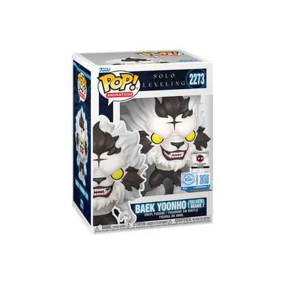 Baek Yoonho Funko Pop! #2273 Chalice Collectibles Pre-Release stock photo in-box Solo Leveling