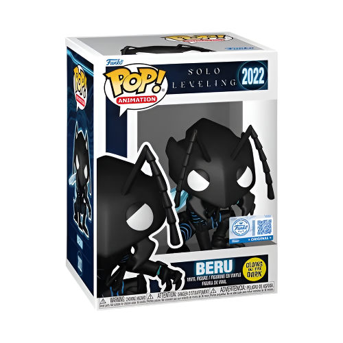 Solo Leveling Beru Glow in the Dark Entertainment Earth Exclusive Funko Pop Packaging