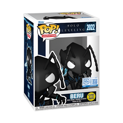 Solo Leveling Beru Glow in the Dark Entertainment Earth Exclusive Funko Pop Packaging