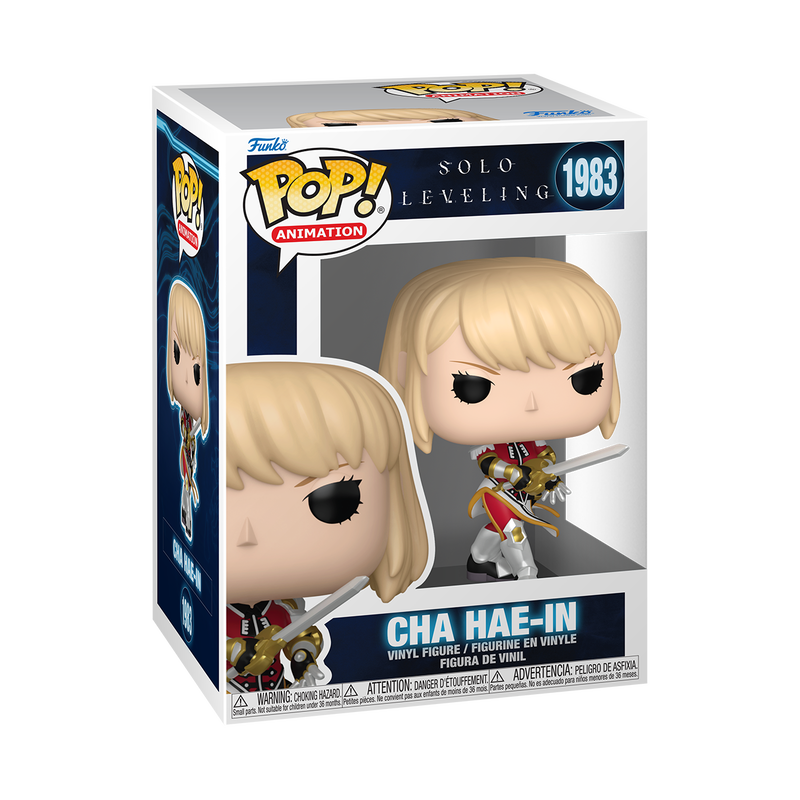 Cha Hae-In Funko Pop! #1983 stock photo in-box from Solo Leveling