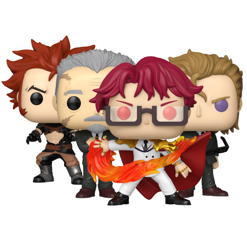 Solo Leveling Funko Pop! set stock photo out-of-box Choi Jong-in 2269 Go Gunhee 2270 Baek Yoonho 2268 and Woo Jinchul
