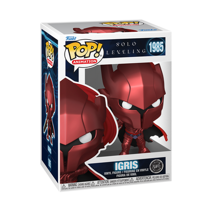 Igris Funko Pop! #1985 Chase stock photo in-box from Solo Leveling