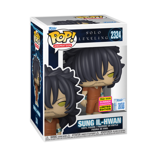 Sung Il-Hwan Funko Pop! #2324 San Diego Comic-Con Shared stock photo in-box from Solo Leveling