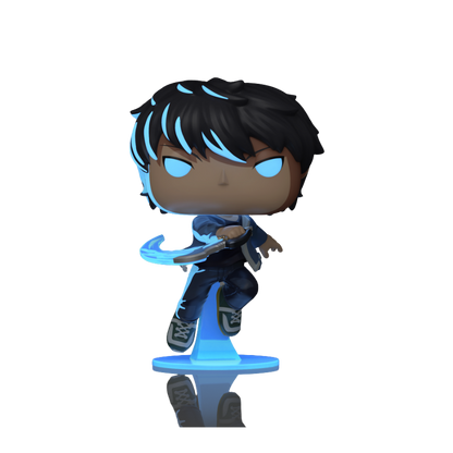 Sung Jinwoo Funko Pop! #1982 Chase stock photo out-of-box from Solo Leveling