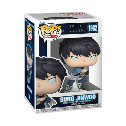 Sung Jinwoo Funko Pop! #1982 Common stock photo in-box from Solo Leveling