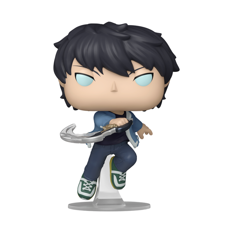 Sung Jinwoo Funko Pop! #1982 Common stock photo out-of-box from Solo Leveling
