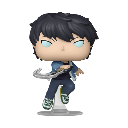 Sung Jinwoo Funko Pop! #1982 Common stock photo out-of-box from Solo Leveling