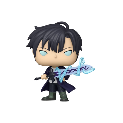 Sung Jinwoo Funko Pop! #2537 Glow GameStop Exclusive stock photo out-of-box from Solo Leveling