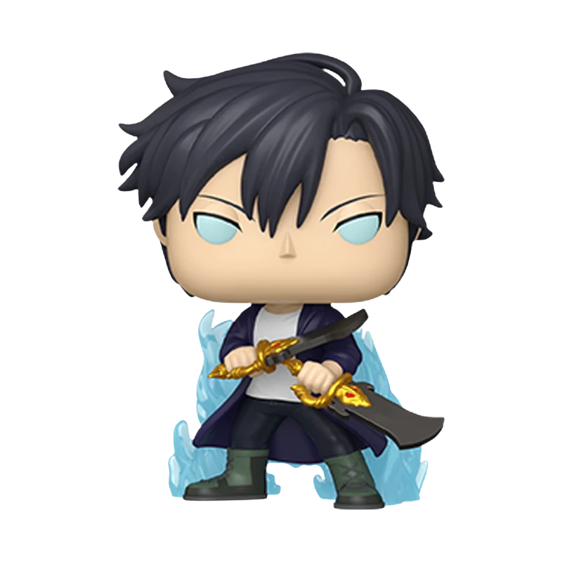 Sung Jinwoo Aura Funko Pop! #2496 Glow Chase Chalice Collectibles Pre-Release Exclusive stock photo out-of-box from Solo Leveling