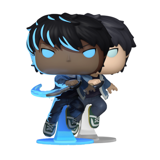 Solo Leveling Sung Jinwoo Glow Chase Funko Pop Figure Set