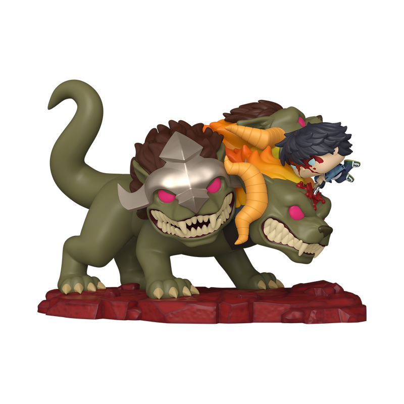 Sung Jinwoo vs. Cerberus Funko Pop! #2272 Deluxe stock photo out-of-box Solo Leveling